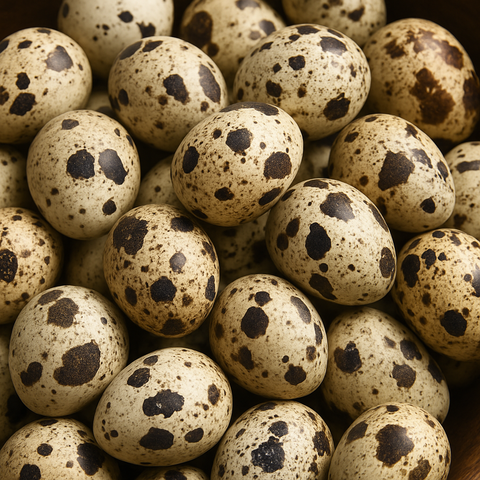 Amica Science Freeze-Dried Quail Egg Out of Bag Front View for Dogs and Cats