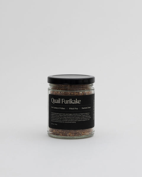 Amica Science Quail Furikake meal topper food topper 85g Front View for Dogs and Cats
