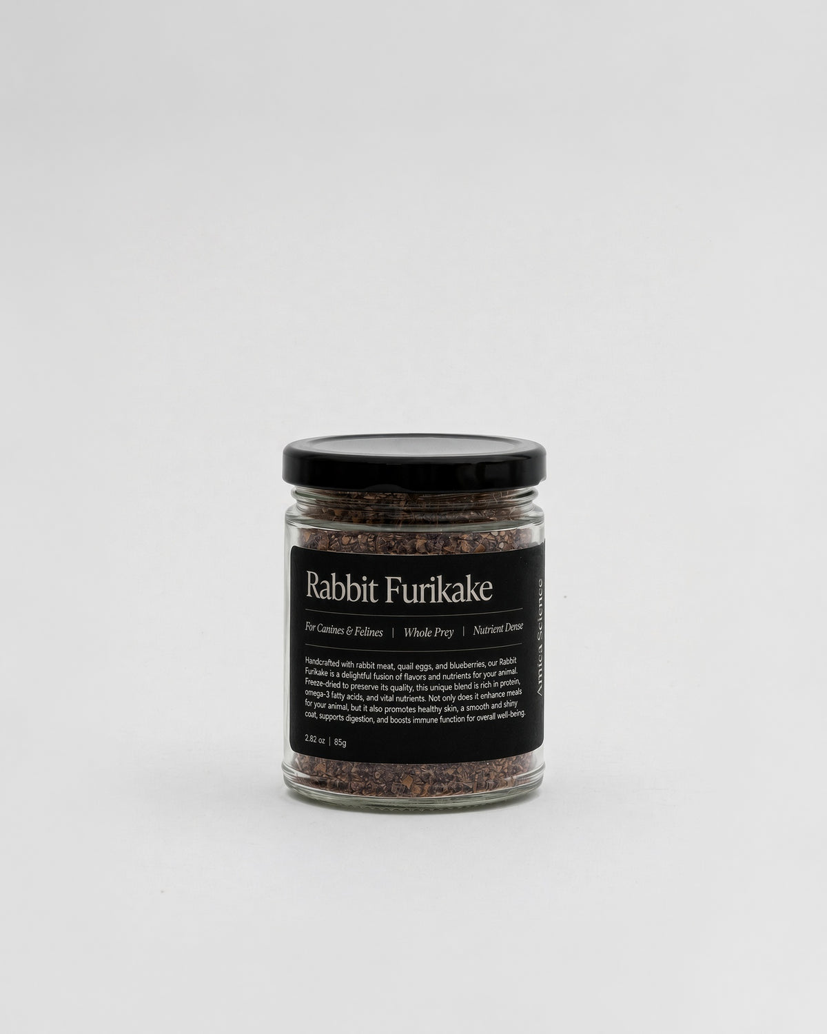 Amica Science Rabbit Furikake, 85 g glass jar, for dogs and cats