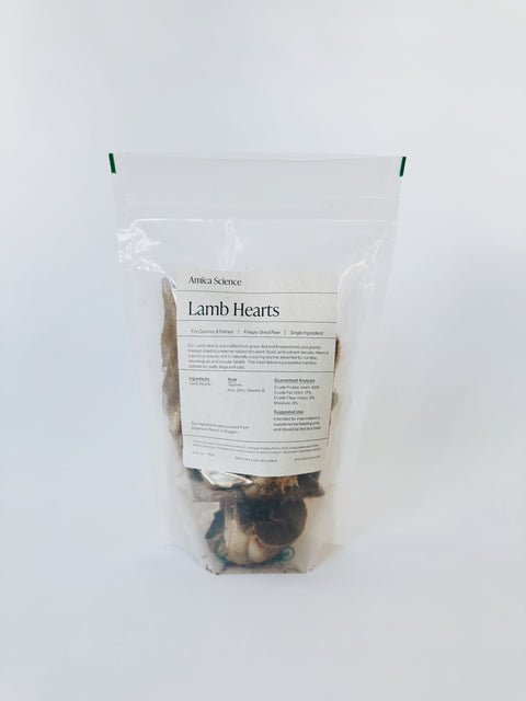 Freeze-Dried Lamb Hearts